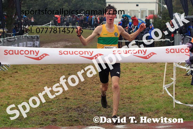 Mens Under-17s 2023 National Cross Country Relays, Berry Hill Park, Mansfield.  Photo: David T. Hewitson/Sports for All Pics